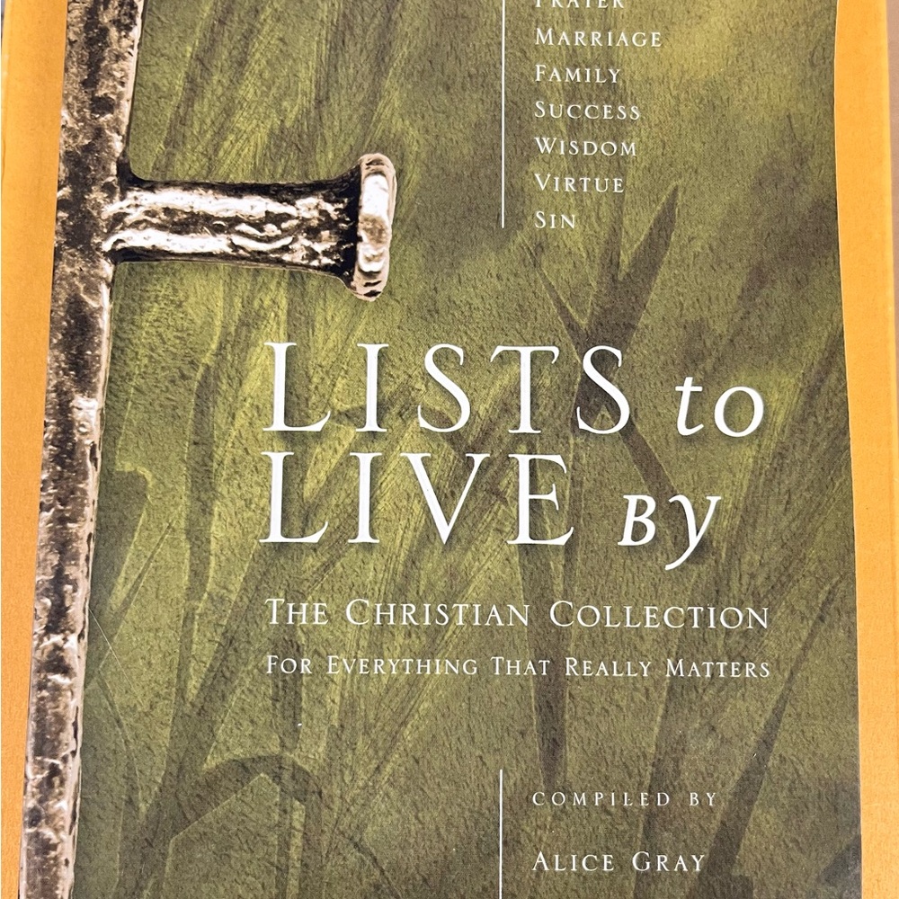 Lists to Live By - The Christian Collection